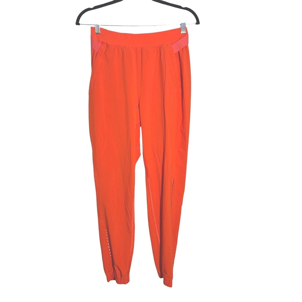 Lululemon Adapted State Highrise Airflow sz 4 Solar Orange Joggers